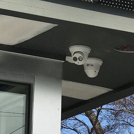 business security camera installation